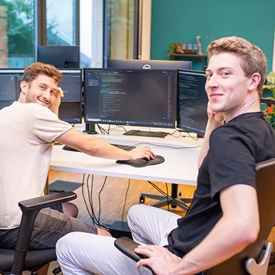 Insight into one of our offices with Moritz & Benny