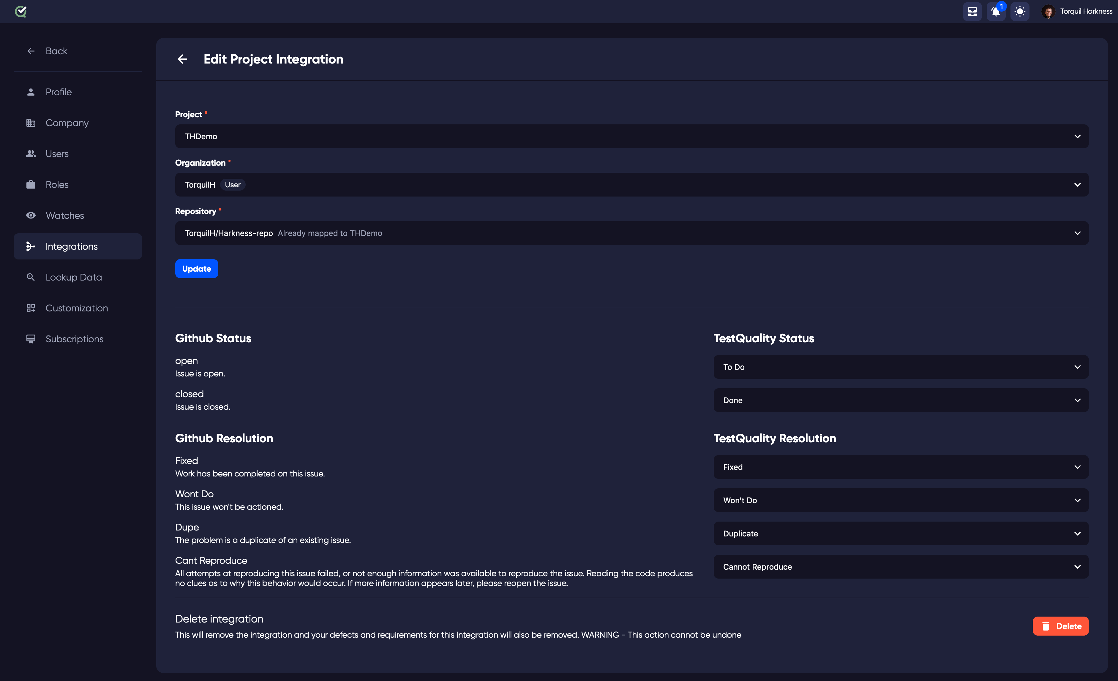 TestQuality - Unified Test Management for GitHub screenshot